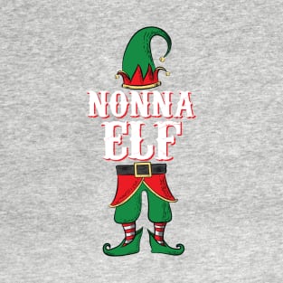 Nonna Elf - Italian Grandma Family Christmas design T-Shirt